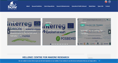 Desktop Screenshot of hcmr.gr